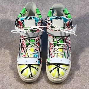 Hand painted Giuseppe Zanotti made in Italy